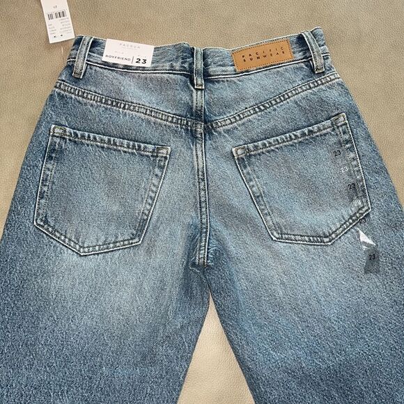 PacSun Eco Medium Blue Ripped Boyfriend Jeans Size 23 NWT - Picture 8 of 15